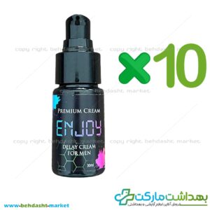 پک تخفیفی 10 عددی کرم تاخیری برند Enjoy ساخت کشور تایلند وزن 40 گرم