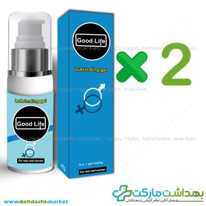 مقایسه 1 پک تخفیفی 2 عددی ژل آمیزشی و روان کننده، لوبریکانت برندگودلایف ساخت کشور آلمان Good Life وزن 40 گرم